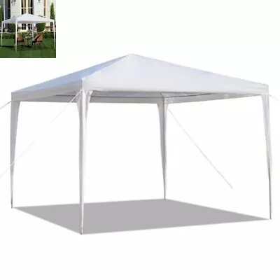 3x3m Gazebo Marquee Heavy Duty Garden Party Canopy Waterproof Tent With Spiral • £23.39