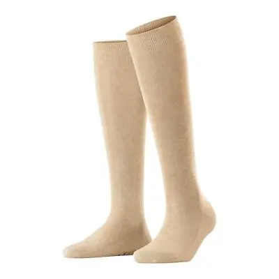 Falke London Sensitive Soft Comfort Top Knee HIgh Ladies Cotton Socks • £20