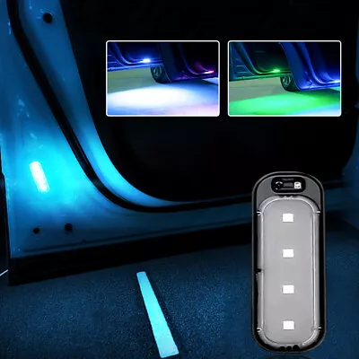 Car Door Lights LED Welcome Light USB Charging Infrared Sensing Control Lamp • $3.98