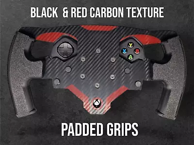 Logitech G920  F1 Open Wheel Steering Wheel Mod Black & Red Carbon Texture. • $37.18