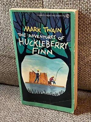 Vintage Mark Twain The Adventures Of Huckleberry Finn 1959 Paperback Book • $12.99
