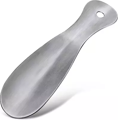 KEYHOT Metal Shoe Horn Small -7.5 Inch Mini Shoehorn -Stainless Steel Shoe Spoon • $6.79