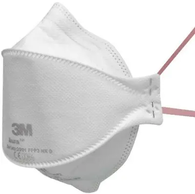 3m Aura 1863+ Ffp3 Nr D Type Iir Unvalved Respirator Face Mask - 10 Pcs • £14.99