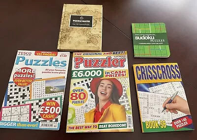 Five Puzzle Books Unwanted Gift • $8