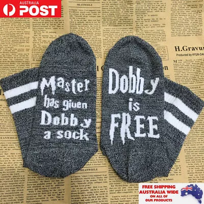 Harry Potter Dobby Novelty Socks Cotton Clothing Shoe Unisex Birthday Xmas Gift • $14.95