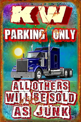 Kenworth Parking Wall Decor 12x18 PH693 • $34.95