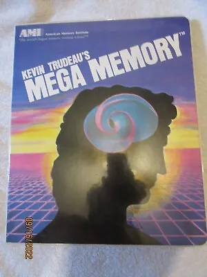 Kevin Trudeau's Mega Memory 8 Audio Cassettes + 2 Instruction Booklets + Case • $8.55