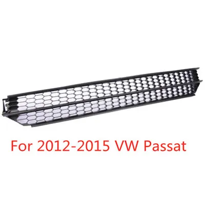 New Front Bumper Lower Center Grille Black For Volkswagen Passat 2012-2015 US • $32.89