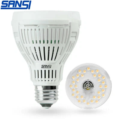 £17.99 • Buy SANSI 15W E27 LED Grow Light Bulb Full Spectrum Indoor Veg Plant Grow Tent Lamp