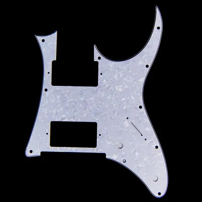 Custom Guitar Pick Guard For Ibanez RG 350 DX  2-Pickup4 Ply White Pearloid • $17