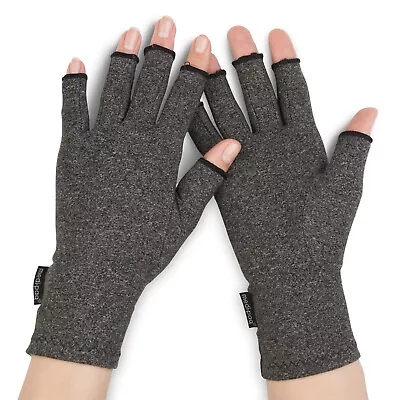 £6.90 • Buy Compression Gloves Anti Arthritis Fingerless Rheumatoid Hand Pain Relief UK