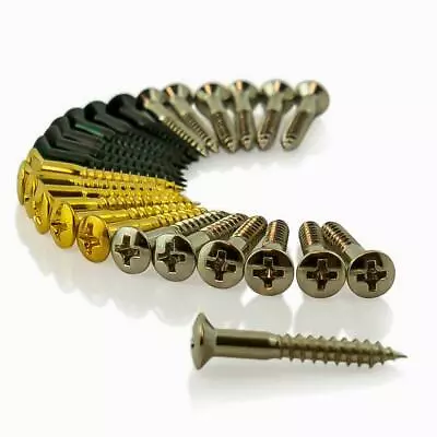 £4.99 • Buy 6 X Guitar Bridge Screws To Fit Stratocaster Telecaster 3.5mm X 25mm