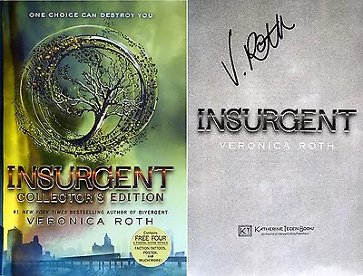 Veronica Roth~SIGNED~Insurgent~Special Collector's Edition~1st/1st HC+Photos!! • $123.95