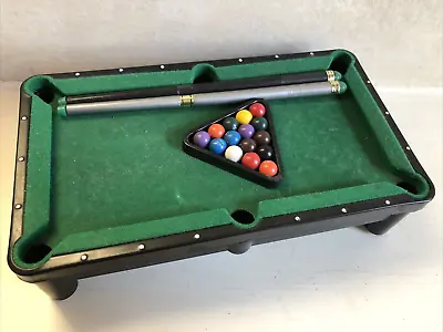 VTG 80’s Novelty Championship Style Mini Pool Table - Almost Complete • £4.25