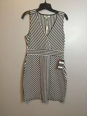 YA Los Angeles Black White Curvy Dress Size Large • $9.95