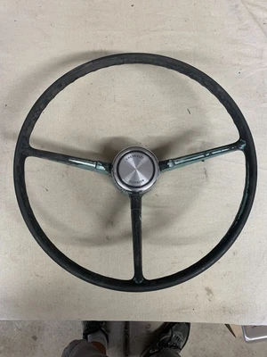 $150 • Buy 1967 1968 Chevy Truck Steering Wheel Standard Horn Cap Button 67-68 C10 Pickup