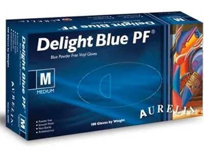 £2.70 • Buy Food Safe Gloves Blue Vinyl Aurelia Delight Blue Powder & Latex FREE Disosable