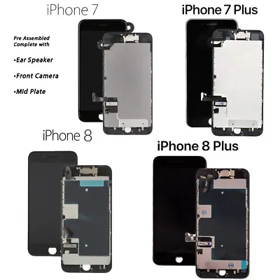 IPhone 7/7 Plus 8/8 Plus/SE (2020) Retina LCD Digitiser Touch Assembly W/Parts • £23.93