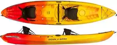 NEW 2022 $1200 Ocean Kayak Malibu Two 2 XL Tandem Kayak - Sunrise Color 12' • $770