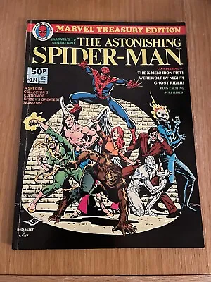 Marvel Treasury Edition Astonishing Spider-Man # 18 Reprints Marvel Team-Up VG+ • £7.99