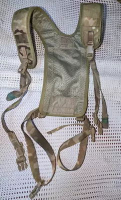 British Army Genuine Issue MTP Multicam PLCE Webbing Daysack Yoke Harness Set • £17.99