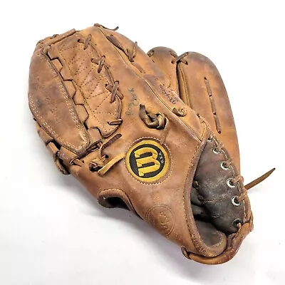 Wilson The A2000 Baseball Glove Mitt Right Hand Throw Leather 12.75  Vtg USA • $89.06