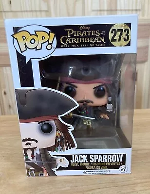 Pirates Of The Caribbean Jack Sparrow Funko Pop Vinyl Figure • £27.99