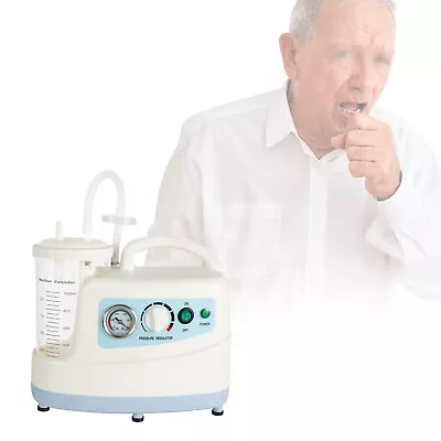 Emergency Medical Portable Aspirator Vacuum Phlegm Unit Mucus Suction Machine • $168