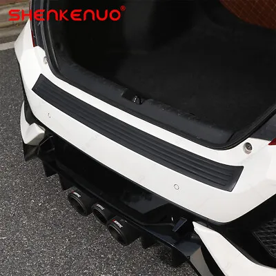 Car Accessories Door Sill Cover Scuff Plate Rear Bumper Guard Protector 90*8cm • $11.51