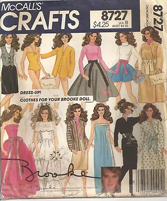 MCCALLS 11½  Brooke™ DOLL CLOTHES SEWING PATTERN VINTAGE • $4.99