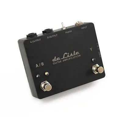 De Lisle AB/Y ABY Guitar Amp Switch Selector Pedal Buffered TRANSFORMER ISOLATED • $169