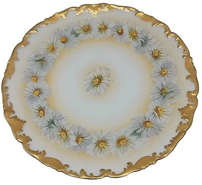 Antique T & V Limoges Hand Painted Daisy Chain Salad Plate • $13.91