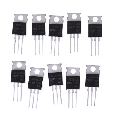 10PCS IRF9540 P-Channel Power Mosfet 23A 100V TO-220-ca • $3.01