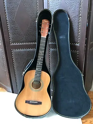 SQUIER By FENDER 20th ANNIVERSARY MA-1 ACOUSTIC GUITAR W/ HARD CASE • $60