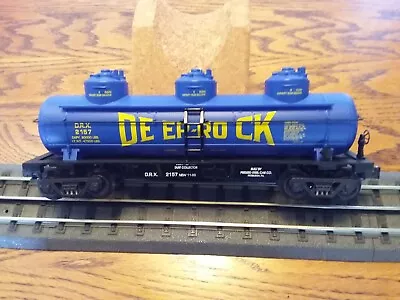 K-Line  Deep Rock Classic Triple Dome Tank Car W/ Die Cast Chassis  (mth Lionel) • $44.95