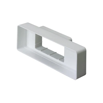 £2.09 • Buy Domus DD077 204x60mm To 110x54mm Air Brick Adaptor Ducting Ventilation