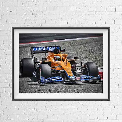 $16.95 • Buy Formula 1 - Ricciardo McLaren F1 Racing Car Poster Picture Print - Size A5 To A0