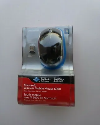 Microsoft Wireless Mobile Mouse 6000-Black For Windows & Mac(New Factory Sealed) • $179.99