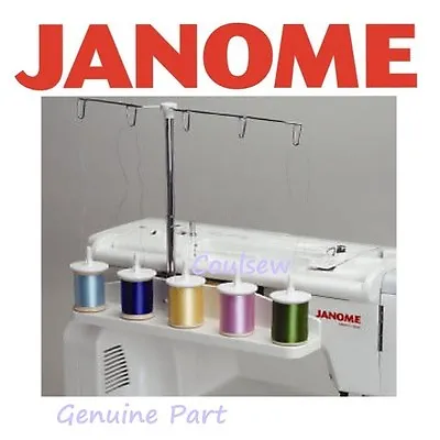 £78 • Buy GENUINE JANOME Embroidery Machine Thread 5 Spool Stand 10000 9700 9500 350e 300e