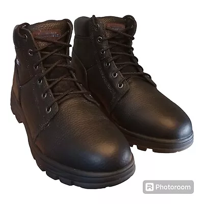 New Skechers Workshire Condor Leather Work Boots 77010 Size 12 Relaxed Fit  • $34.95