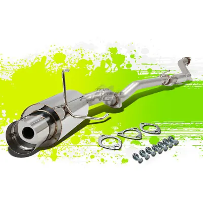 Single Path Stainless Catback Muffler Exhaust System For 02-05 Civic Si Ep3 Hb • $141.50