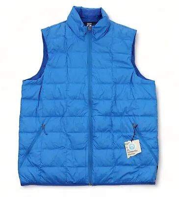 REI Co-op 650 Down Vest 2.0 Men's Large Blue Full Zip Puffer NWT • $57.82