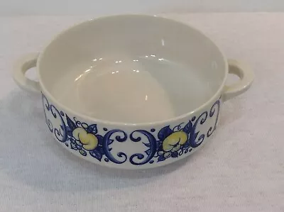 Villeroy Boch Porcelain Cadiz (Small) Soup Bowl Double Handle Vintage Luxembourg • $19.50