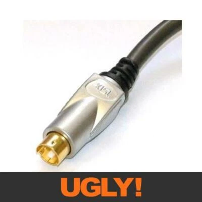 3m ISIX S-VHS Cable S-Video SVHS 75 Ohm High Quality • $4.95