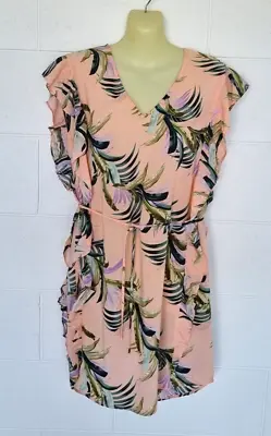  Seafolly  Ec Size Xs (8) Casual Slip On Viscose Print Dress • $12