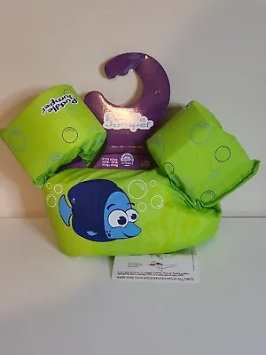  Puddle Jumper Green Fish Life Jacket Vest Children 30-50 Lbs • $17