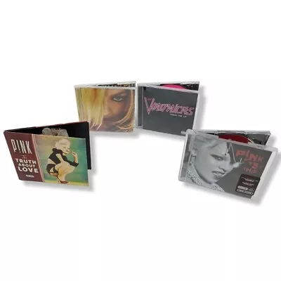 P!nk PINK Madonna + Veronicas CD LOT Of 4 Truth Try This GHV2 + Hook Me Up • $12.20