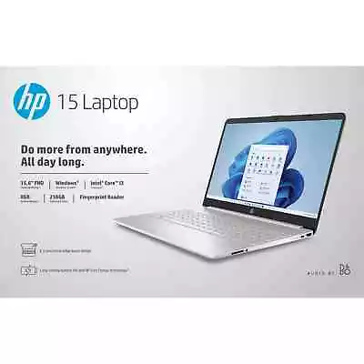 HP  15-dy5131wm Laptop Intel I3 12th Gen 8GB RAM 256GB SSD Fingerprint Reader • $339