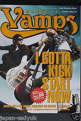 Hyde & K.A.Z@VAMPS Monthly Vamps Vol.08 - Japan Magazine • $103.84