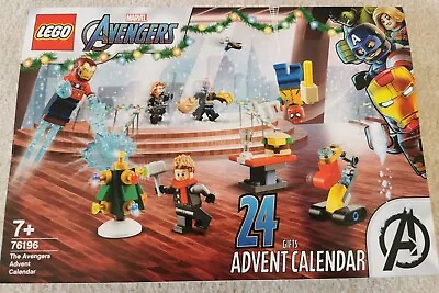 LEGO Marvel The Avengers Advent Calendar 2021 - Set 76196 - BRAND NEW & SEALED • £38.95